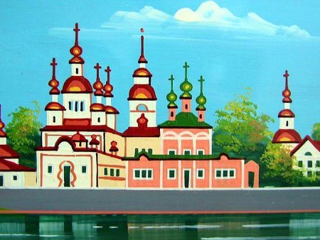Спасо Преображенский храм в Угличе рисунки