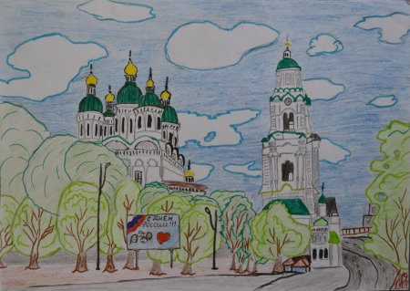Тобольский Кремль рисунок