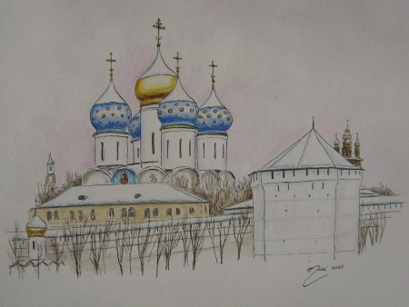 Рязанский Кремль зарисовки