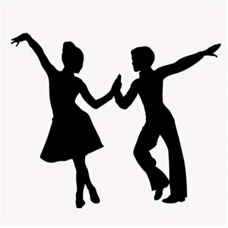 Бальные танцы силуэты дети