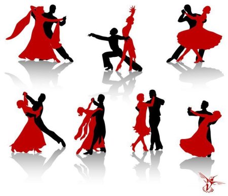 Фигуры танцующих людей