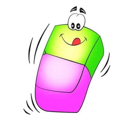 Ластик мультяшный