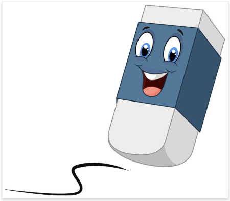 Ластик раскраска