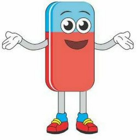 Ластик мультяшный