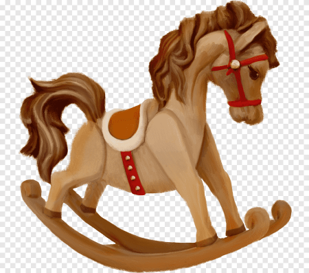 Лошадка качалка игрушка мультяшная