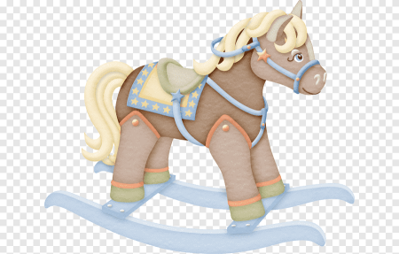 Лошадка на прозрачном фоне