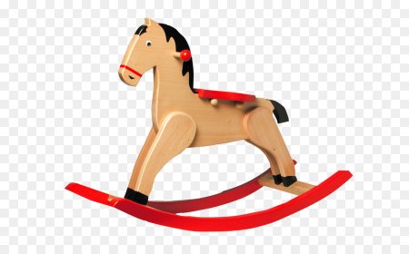 Деревянная лошадка качалка