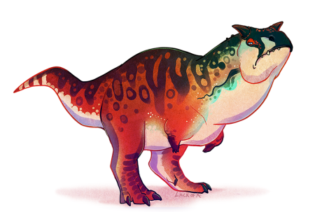 Карнотавр динозавр арт