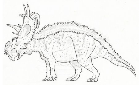 Кранозавр динозавр раскраска