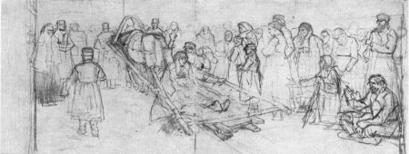 Кафтан 18 века в России купца