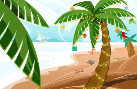 Пальма мультяшная