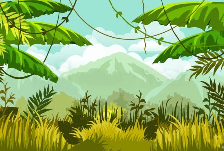 Джунгли мультяшные