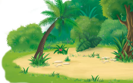 Фон джунгли мультяшный