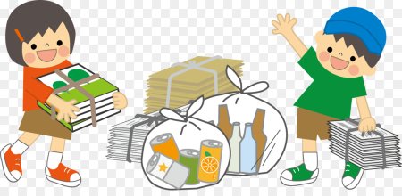 Сбор макулатуры иллюстрация