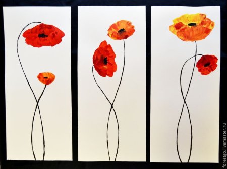 Триптих рисунок