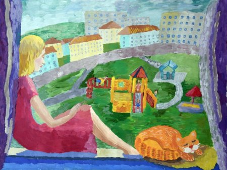 Рисунок ко Дню города Губкин