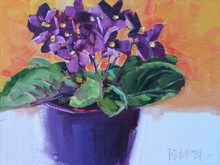 Этюд комнатного растения