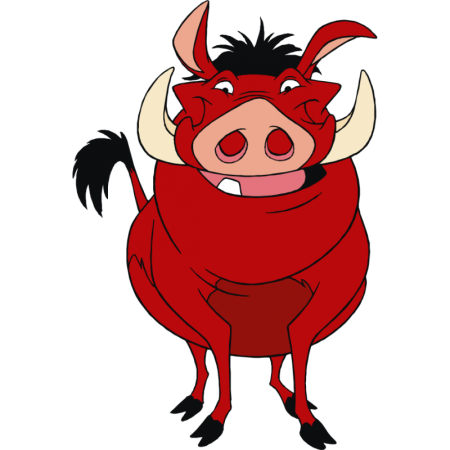 Король Лев раскраска Пумба