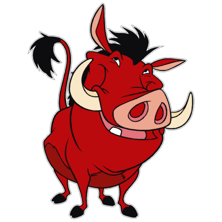 Раскраска Король Лев Тимон и Пумба