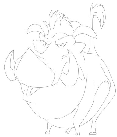 Нарисовать кабана