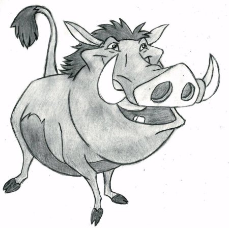 Маска кабана для детей