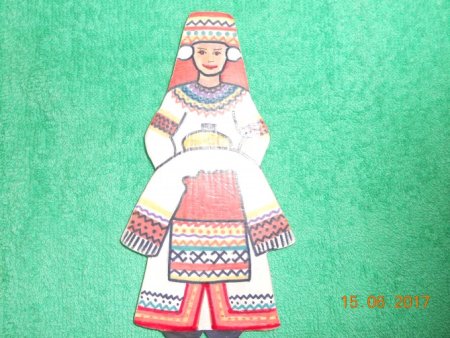 Эскиз Мордовского костюма