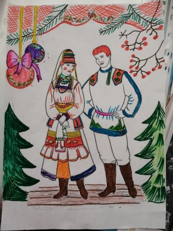 Марийский рисунок