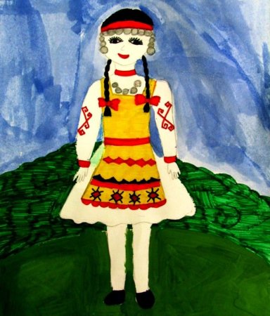 Кокошник Мордовский Мокша