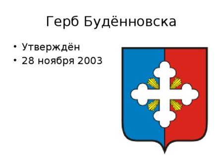 Герб города Буденновска