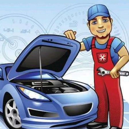 Ребенок автомеханик