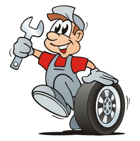 Автослесарь мультяшный