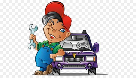 Раскраска профессии автослесарь