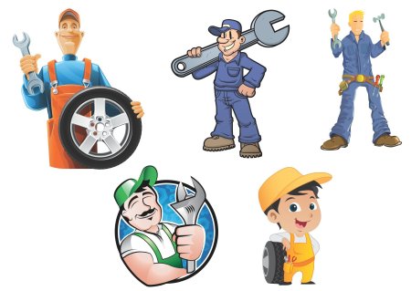 Профессия автомеханик для детей