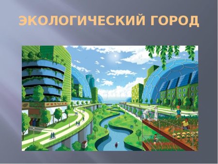 Экогород будущего