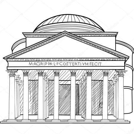 Колонны Римского пантеона