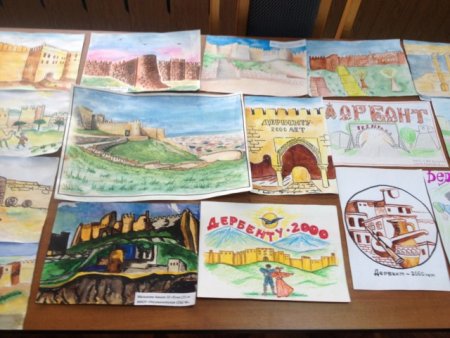 Достопримечательности Дербента рисунки