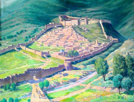 Крепость Нарын кала картина