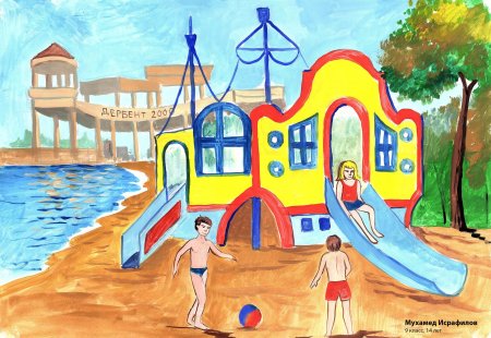 Крепость Нарын кала картина