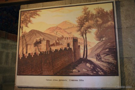 Дербент Нарын кала крепость вектор