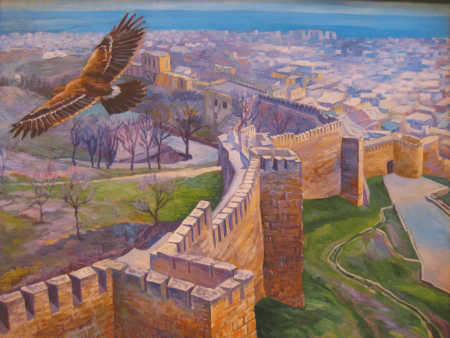 Художник Мелик Дербентская крепость