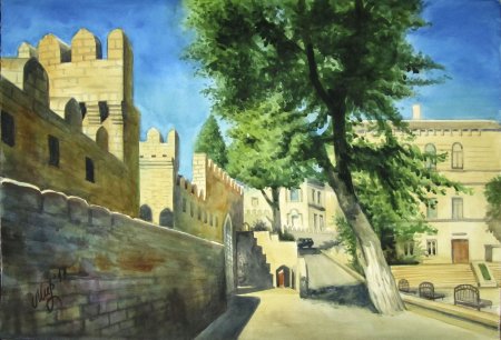 Дербент Нарын кала крепость вектор