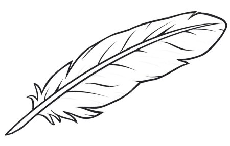 Перо трафарет