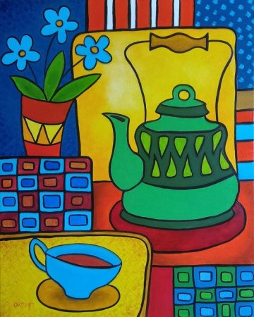 Декоративный натюрморт для детей