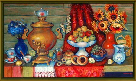 Натюрморт с баранками