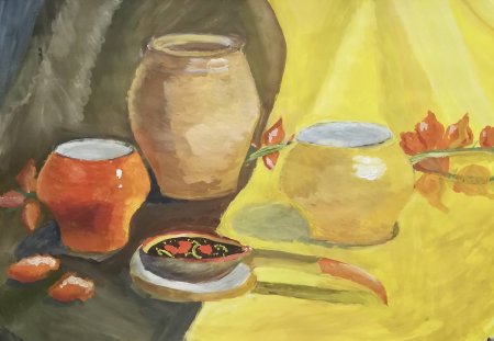 Натюрморт с предметами крестьянского быта