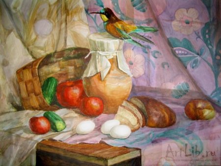 Ваза в технике гризайль