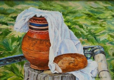 Кустодиев декоративный натюрморт картины