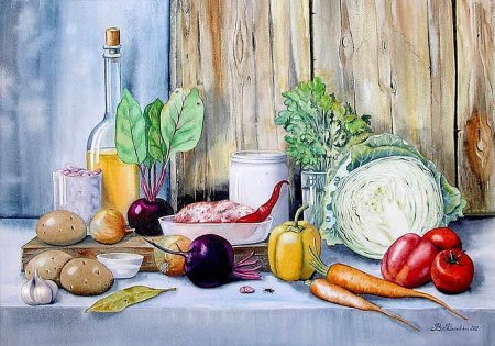 Рисование осенние дары