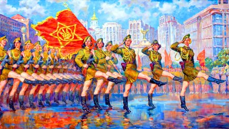 Советская армия в картинах художников