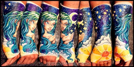 Смешные надписи на гипсе на ноге